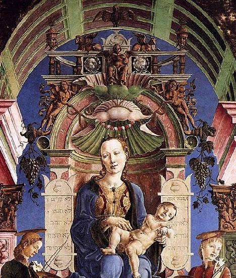 Cosimo Tura Madonna with the Child Enthroned oil painting picture